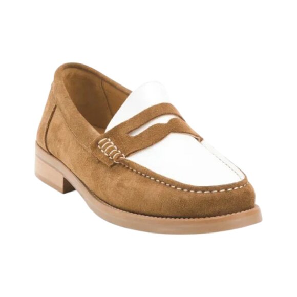 GREATS Made In Italy Suede Essex Penny Loafers display picture 3